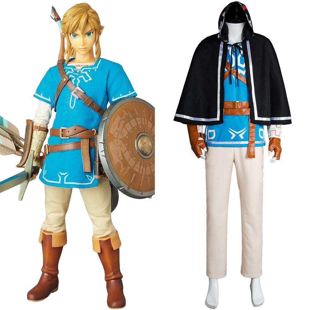 The Legend of Zelda: Breath of the Wild Link Suit Uniform Cosplay Costume Outfit