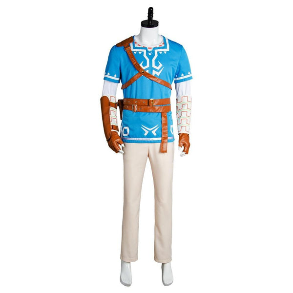 The Legend of Zelda: Breath of the Wild Link Suit Uniform Cosplay Costume Outfit