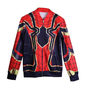 Infinity War Spider-Man  Cosplay Coat Baseball Jacket