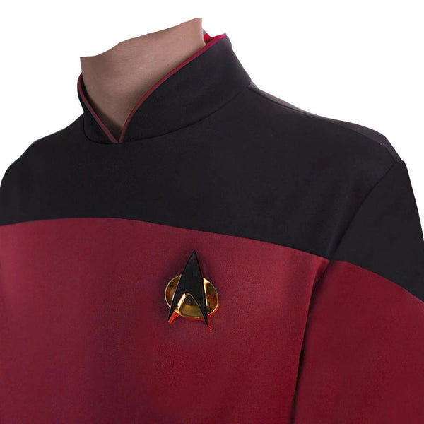 Star Trek TNG The Next Generation Jumpsuit Uniform Costume Yellow/Blue/Red