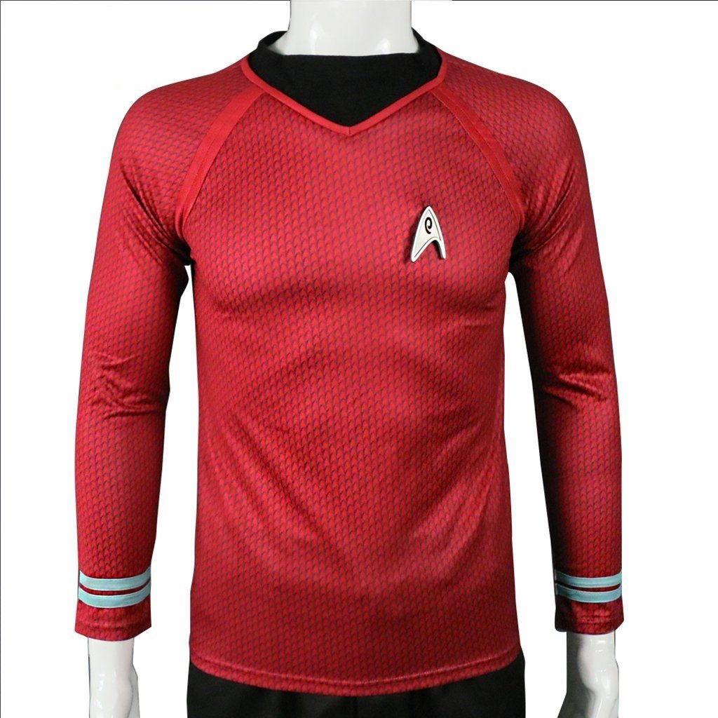 Cosermart Star Trek into Darkness Captain Kirk Uniform Shirt Cosplay Costume
