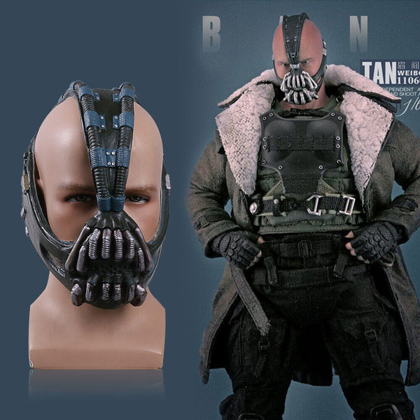 Cosplay Batman The Dark Knight Bane Mask Superhero Face Masks Halloween Props