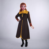 Snow Queen Anna Elsa Princess Cosplay Costume Outfit Full Set Halloween Costumes Fancy Dress