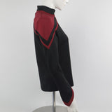 Cosermart Star Trek Picard  JL Uniform  Female Red Gold Blue Top Shirt Cosplay Costume Women Adult Coat Prop