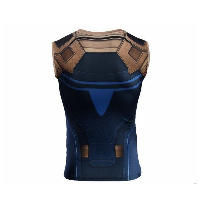 イカゲーム T.O.P THANOS T-shirt Mサイズ ネイビー Avengers Infinity War Marvel Thanos Infinity Gauntlet Men's