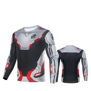 Endgame Quantum Realm T-short Tee Man Advanced Tech Top Shirt Cosplay Costumes