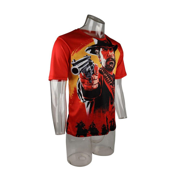3D Red Dead Redemption 2 T-shirt Men American New Game Short T-shirt Women/men 2018 Fashion Casual 3D Funny T-shirt