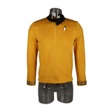Cosermart Star Trek Discovery Season 2 Starfleet Captain Kirk Shirt Uniform Badge Costumes Halloween Cosplay Costume