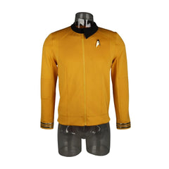 Cosermart Star Trek Discovery Season 2 Starfleet Captain Kirk Shirt Uniform Badge Costumes Halloween Cosplay Costume