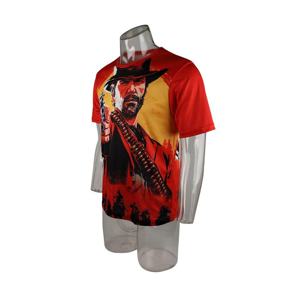 3D Red Dead Redemption 2 T-shirt Men American New Game Short T-shirt Women/men 2018 Fashion Casual 3D Funny T-shirt
