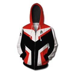 Endgame Quantum Realm Sweatshirt Jacket Advanced Tech Hoodie Cosplay Costumes