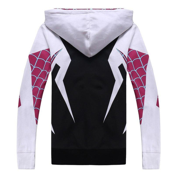 Venom Spider-Man Gwen Stacy Spiderman Cosplay Jacket Sweatshirt