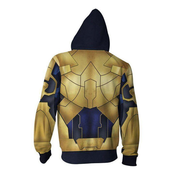 2019 Avengers: Endgame Thanos Hoodie Cosplay Costume Sweatshirts Jacket Coat