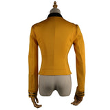 Cosermart Star Trek Discovery Season 2 Female Top Starfleet Commander Uniform with Badge Woman Cosplay Costume