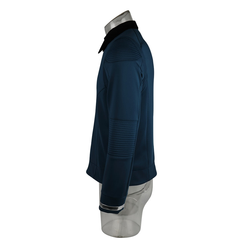 Cosermart Star Trek Discovery Season 2 Starfleet Captain Kirk Uniform A Set of Shirt Pants Badge Costumes Men Top Adult Cosplay Costume
