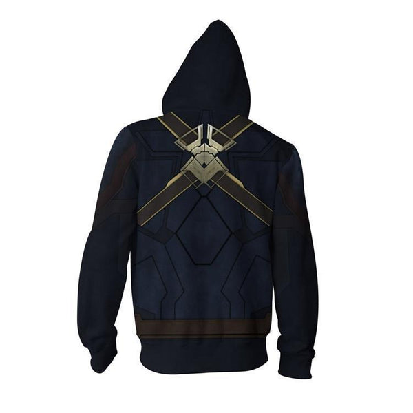 2019 Avengers: Endgame Hoodie Captain America Cosplay Costume Sweatshirts Jacket Coat