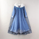 Aisha Dress Girl Anna Princess Skirt Dress Cosplay Costume For Kids