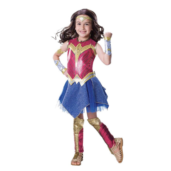 2017 Movie Wonder Woman  Diana Princess Cosplay Dress For Kids