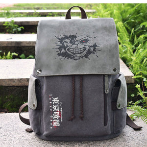 GK-O Anime Cosplay Magic Book Canvas PU Shoulder Bag - Crossbody Unisex Backpack For Costume