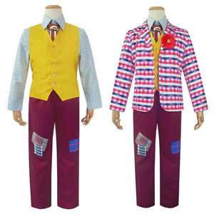 2019 DC Movie JOKER Clown Costume COS Halloween Cosplay Performance Costume