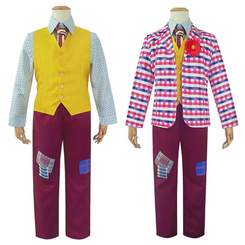 2019 DC Movie JOKER Clown Costume COS Halloween Cosplay Performance Costume