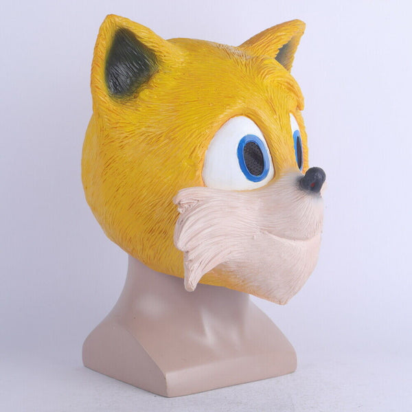 Sonic Mask The Hedgehog Miles Prower Tails Fox Cosplay Masks Masquerade Props