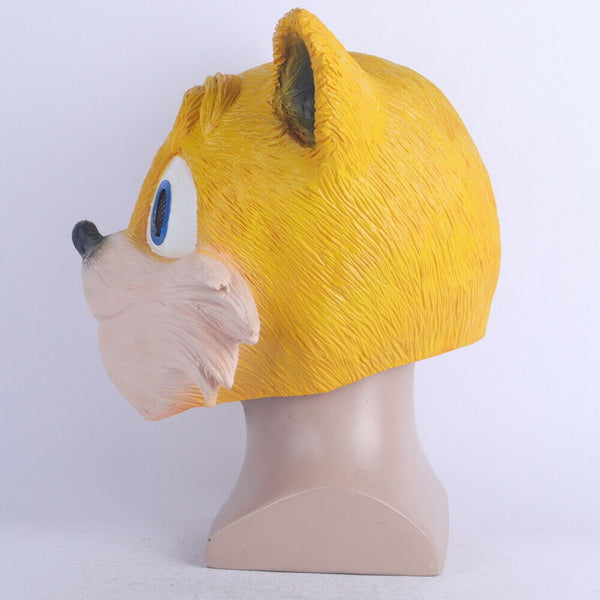 Sonic Mask The Hedgehog Miles Prower Tails Fox Cosplay Masks Masquerade Props