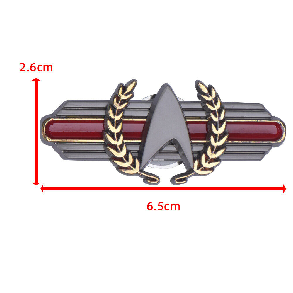 Star Trek Picard 2 Admiral Magnet Badge Pin Starfleet Brooches Accessories Props
