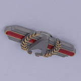 Star Trek Picard 2 Admiral Magnet Badge Pin Starfleet Brooches Accessories Props