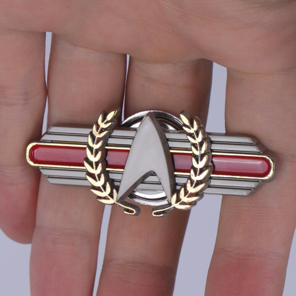Star Trek Picard 2 Admiral Magnet Badge Pin Starfleet Brooches Accessories Props