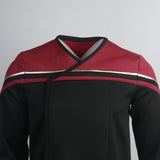 Star Trek Picard 2 Captain Admiral Red Uniforms Cosplay Starfleet Shirt Costumes