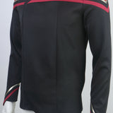 Star Trek Picard 2 Captain Admiral Red Uniforms Cosplay Starfleet Shirt Costumes