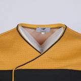 Star Trek Picard  Command Red Uniform Cosplay Starfleet Gold Blue Top Shirts Costume