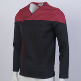 Star Trek Picard  Command Red Uniform Cosplay Starfleet Gold Blue Top Shirts Costume