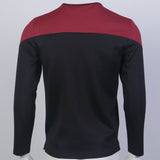Star Trek Picard  Command Red Uniform Cosplay Starfleet Gold Blue Top Shirts Costume