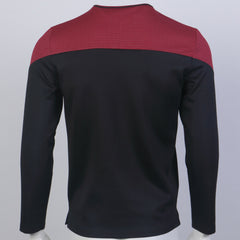 Star Trek Picard  Command Red Uniform Cosplay Starfleet Gold Blue Top Shirts Costume