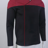 Star Trek Picard  Command Red Uniform Cosplay Starfleet Gold Blue Top Shirts Costume