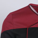 Star Trek Picard  Command Red Uniform Cosplay Starfleet Gold Blue Top Shirts Costume