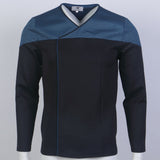 Star Trek Picard  Command Red Uniform Cosplay Starfleet Gold Blue Top Shirts Costume