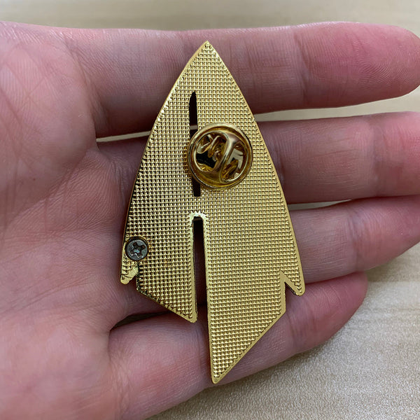 Star Trek Picard Admiral JL Pin The Next Generation Communicator Pin Brooches Halloween Cosplay Props
