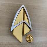 Star Trek Picard Admiral JL Pin The Next Generation Communicator Pin Brooches Halloween Cosplay Props