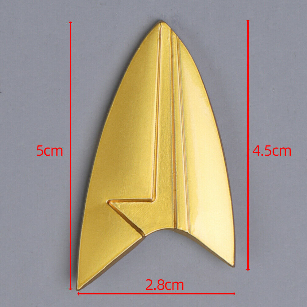 Star Trek Prodigy Captain Kathryn Janeway Magnet Badge Starfleet Pin Halloween Cosplay  Accessories