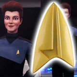 Star Trek Prodigy Captain Kathryn Janeway Magnet Badge Starfleet Pin Halloween Cosplay  Accessories