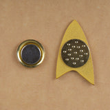 Star Trek Prodigy Captain Kathryn Janeway Magnet Badge Starfleet Pin Halloween Cosplay  Accessories