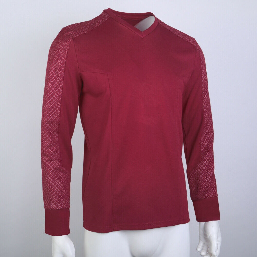 Star Trek Strange New Worlds Captain Pike Gold Uniforms Startfleet Blue Red  Yellow Top Shirts