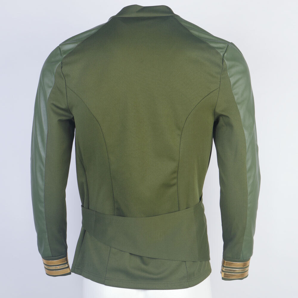 Star Trek Strange New Worlds Captain Pike Green Uniforms Starfleet Top Shirts Costumes
