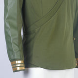 Star Trek Strange New Worlds Captain Pike Green Uniforms Starfleet Top Shirts Costumes