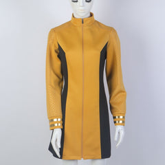 Star Trek Strange New Worlds Cosplay Number One Gold Blue Red Dress Starfleet Uniforms