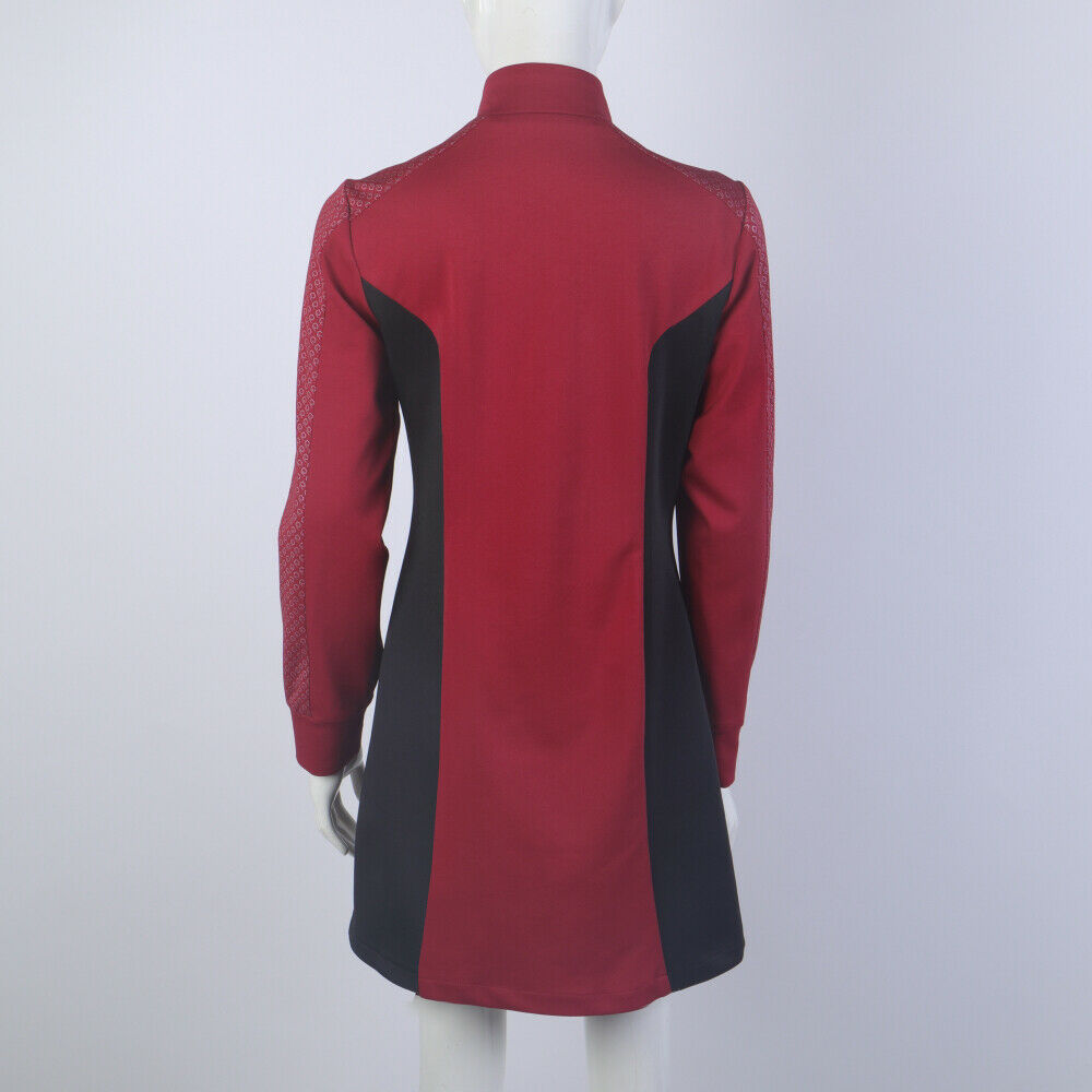 Star Trek Strange New Worlds Cosplay Number One Gold Blue Red Dress Starfleet Uniforms