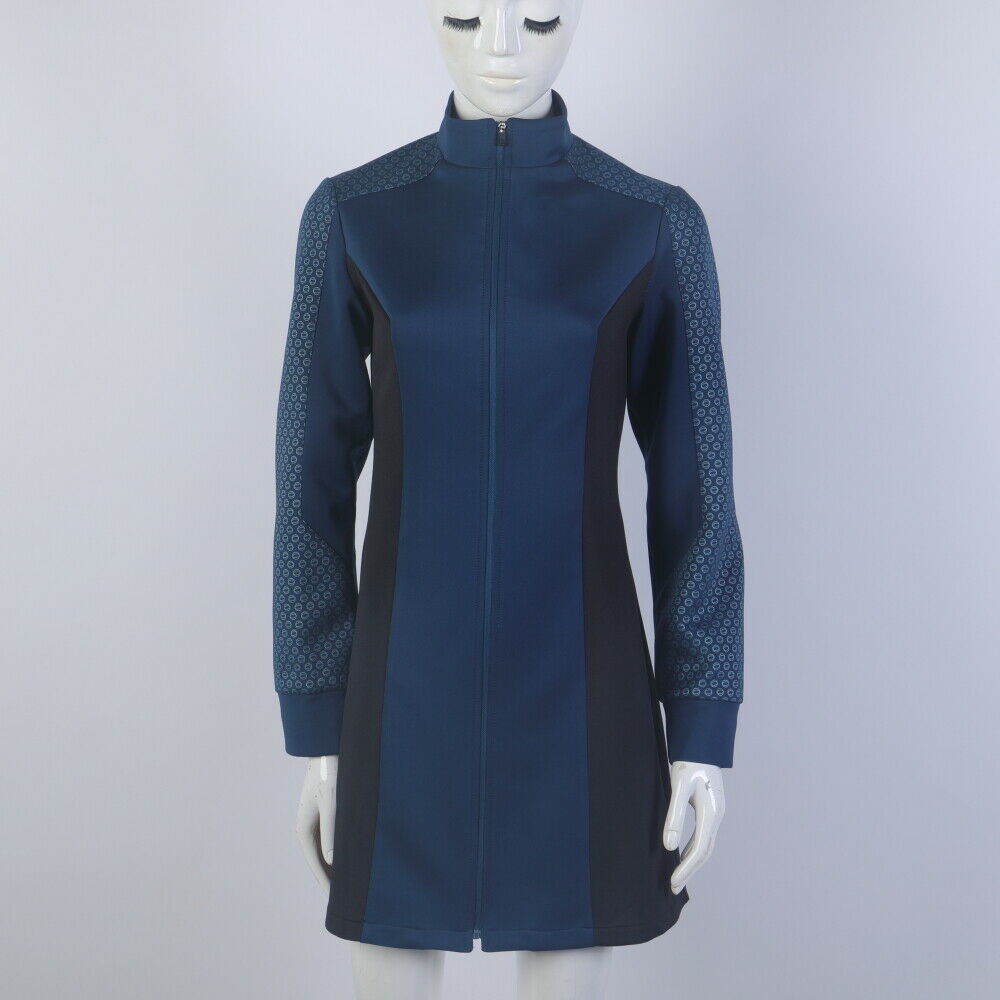Star Trek Strange New Worlds Cosplay Number One Gold Blue Red Dress Starfleet Uniforms
